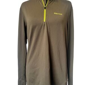 Marmot Harrier 1/2 Zip Top in Forest Night M